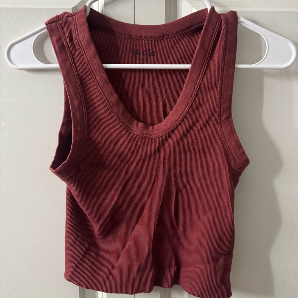 Brandy Melville Maroon Connor Tank Top